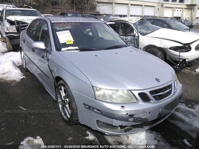 YS3FH49Y541036164 - 2004 SAAB 9-3 AERO SILVER photo 1