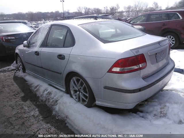 YS3FH49Y541036164 - 2004 SAAB 9-3 AERO SILVER photo 3