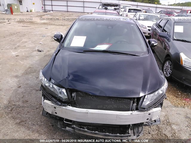 19XFB4F24DE000939 - 2013 HONDA CIVIC HYBRID BLACK photo 6