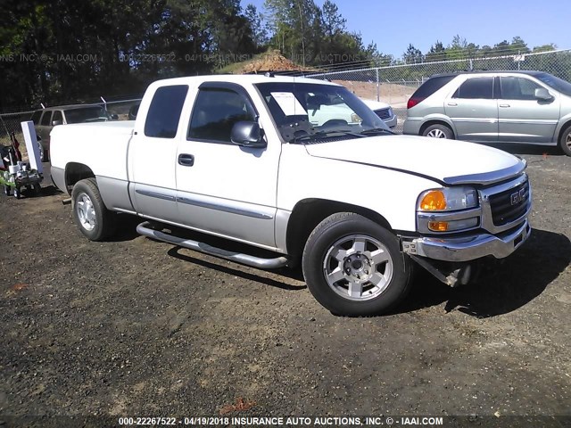 1GTEC19T45Z232992 - 2005 GMC NEW SIERRA C1500 WHITE photo 1