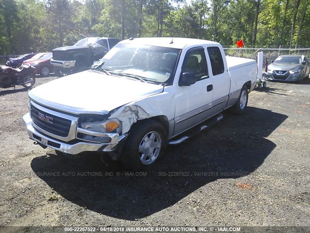 1GTEC19T45Z232992 - 2005 GMC NEW SIERRA C1500 WHITE photo 2