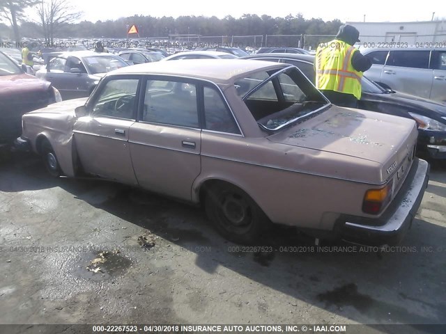 YV1AX4546B1683722 - 1981 VOLVO 244 BEIGE photo 3