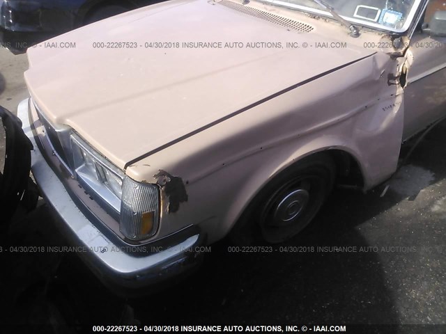 YV1AX4546B1683722 - 1981 VOLVO 244 BEIGE photo 6