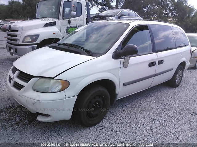 1D4GP24R87B133766 - 2007 DODGE GRAND CARAVAN SE WHITE photo 2