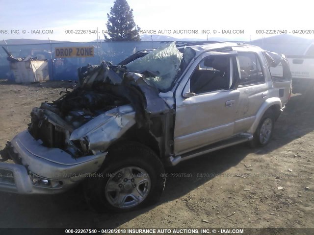 JT3HN87R0X0254295 - 1999 TOYOTA 4RUNNER LIMITED SILVER photo 2