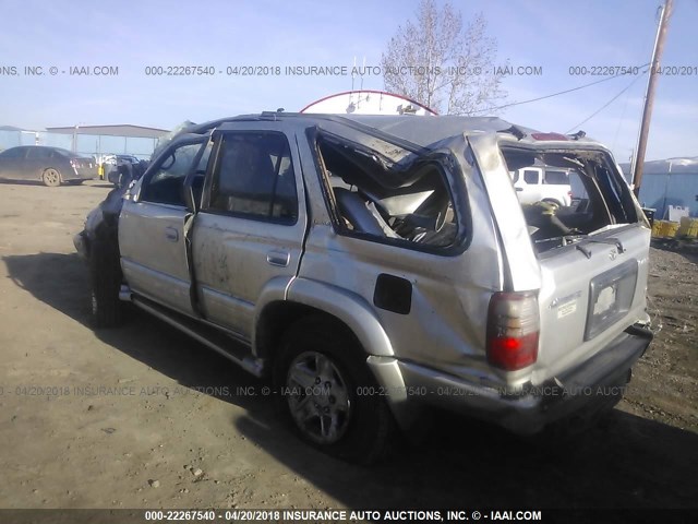 JT3HN87R0X0254295 - 1999 TOYOTA 4RUNNER LIMITED SILVER photo 3