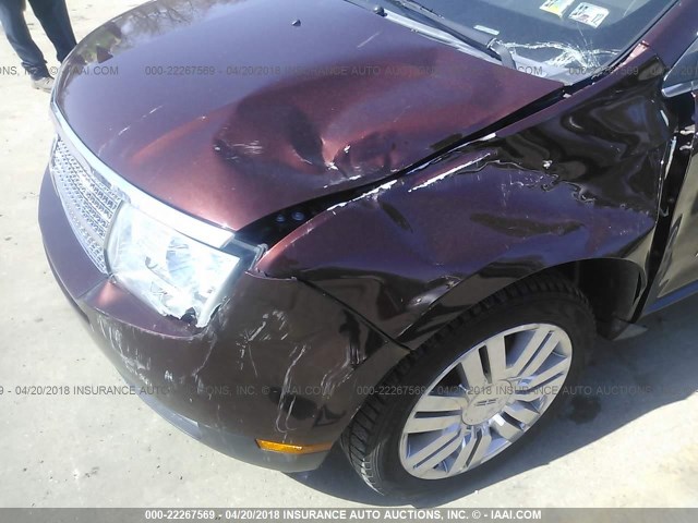 2LMDU88C59BJ09102 - 2009 LINCOLN MKX BEIGE photo 6