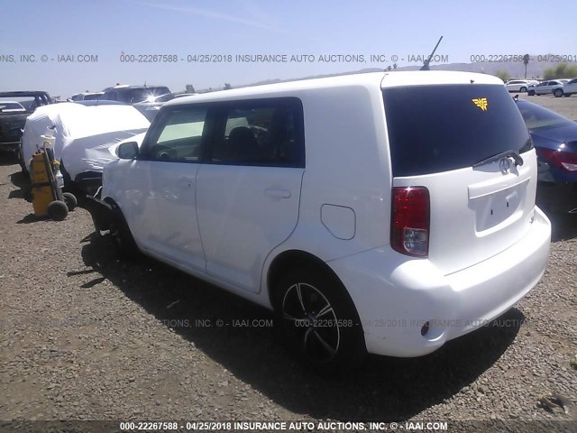 JTLZE4FE3B1129550 - 2011 TOYOTA SCION XB WHITE photo 3
