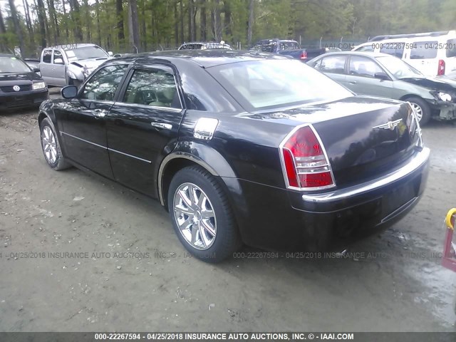 2C3LA63H57H610193 - 2007 CHRYSLER 300C BLACK photo 3