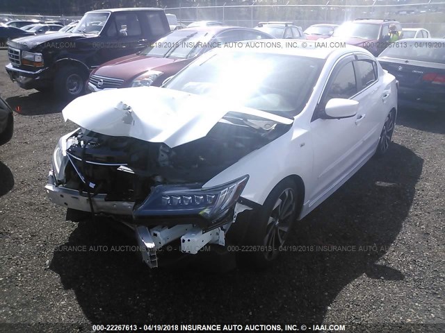 19UDE2F8XGA023853 - 2016 ACURA ILX PREMIUM STYLE/TECH STYLE WHITE photo 2