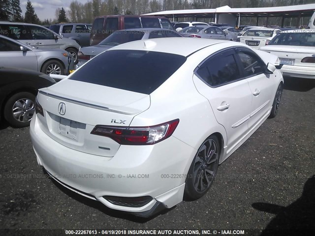 19UDE2F8XGA023853 - 2016 ACURA ILX PREMIUM STYLE/TECH STYLE WHITE photo 4