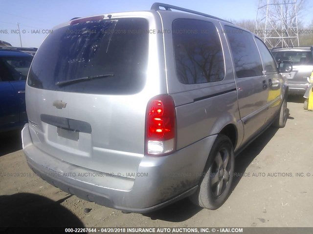 1GNDV23197D184500 - 2007 CHEVROLET UPLANDER LS SILVER photo 4