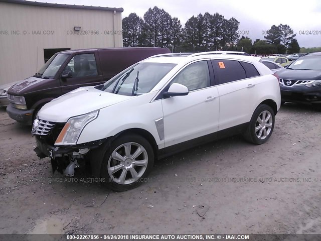 3GYFNDE39DS624247 - 2013 CADILLAC SRX PERFORMANCE COLLECTION WHITE photo 2
