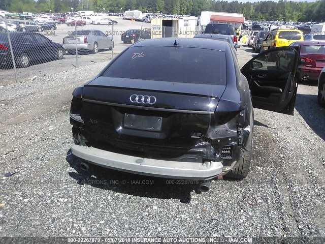 WAUEH74F77N091932 - 2007 AUDI A6 S-LINE QUATTRO BLACK photo 6