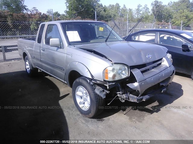 1N6DD26S11C399055 - 2001 NISSAN FRONTIER KING CAB XE GRAY photo 1