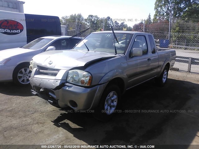1N6DD26S11C399055 - 2001 NISSAN FRONTIER KING CAB XE GRAY photo 2