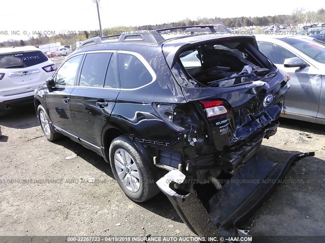 4S4BSAEC9F3316592 - 2015 SUBARU OUTBACK 2.5I PREMIUM BLACK photo 3