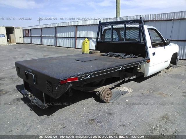 1GTDC14K0LZ509547 - 1990 GMC SIERRA C1500 WHITE photo 4