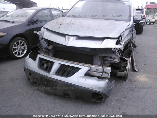 3G7DA03E64S585671 - 2004 PONTIAC AZTEK SILVER photo 6