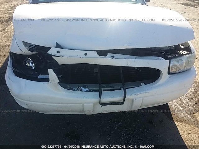 1G4HP52K54U105850 - 2004 BUICK LESABRE CUSTOM WHITE photo 6