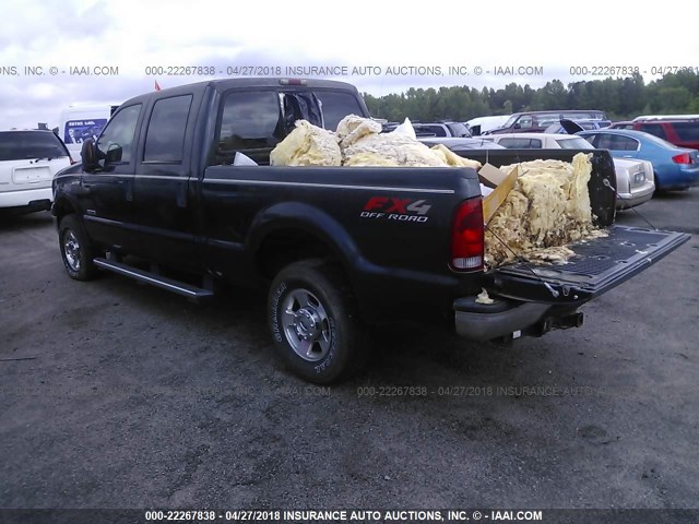 1FTSW21P25ED37780 - 2005 FORD F250 SUPER DUTY GREEN photo 3