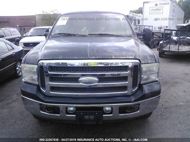 1FTSW21P25ED37780 - 2005 FORD F250 SUPER DUTY GREEN photo 6