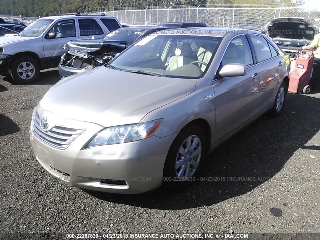 JTNBB46K373009394 - 2007 TOYOTA CAMRY NEW GENERATION HYBRID TAN photo 2