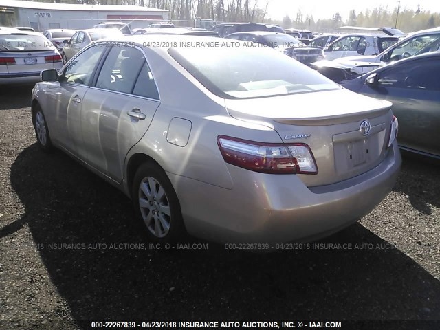 JTNBB46K373009394 - 2007 TOYOTA CAMRY NEW GENERATION HYBRID TAN photo 3