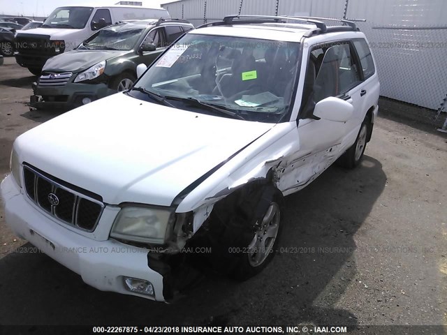 JF1SF65671H743934 - 2001 SUBARU FORESTER S WHITE photo 6