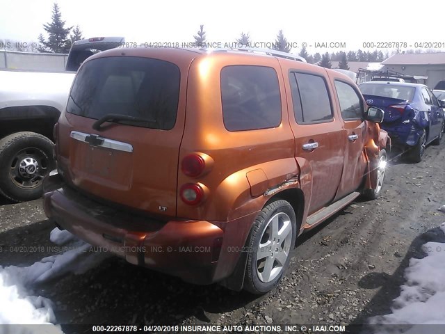 3GNDA33P47S567234 - 2007 CHEVROLET HHR LT ORANGE photo 4