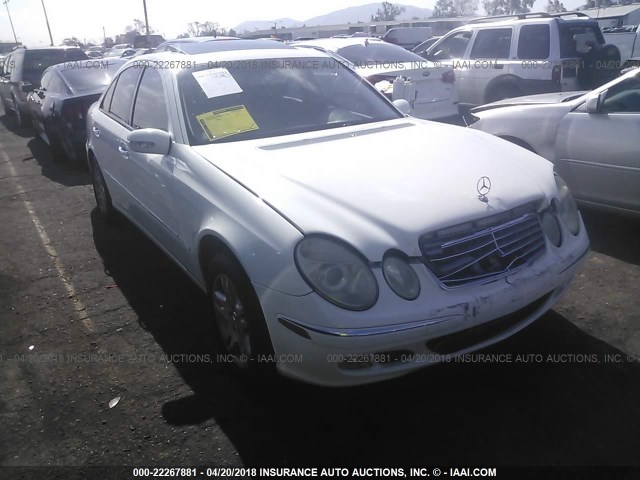 WDBUF65J74A407039 - 2004 MERCEDES-BENZ E 320 WHITE photo 1