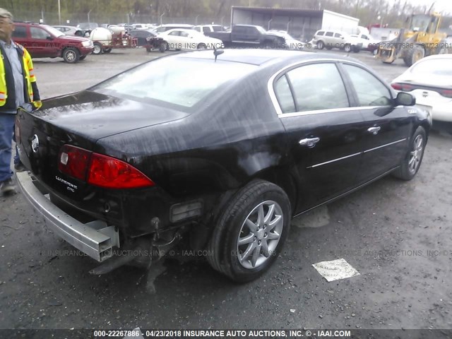 1G4HD57287U208329 - 2007 BUICK LUCERNE CXL BLACK photo 4