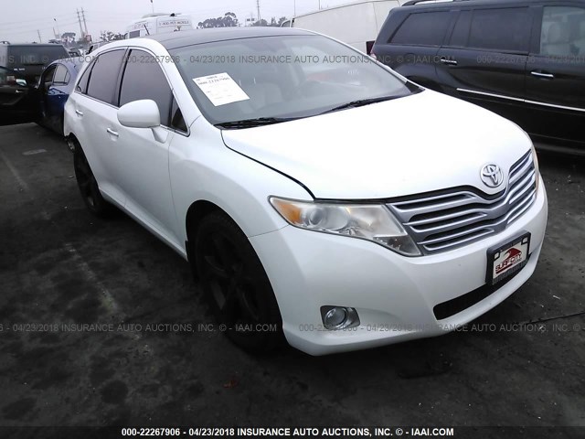 4T3ZK11A09U002595 - 2009 TOYOTA VENZA WHITE photo 1