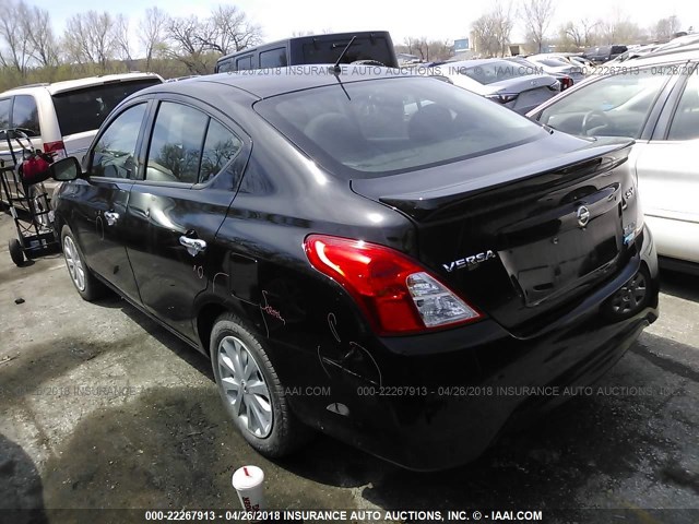 3N1CN7AP8GL808292 - 2016 NISSAN VERSA S/S PLUS/SV/SL BLACK photo 3