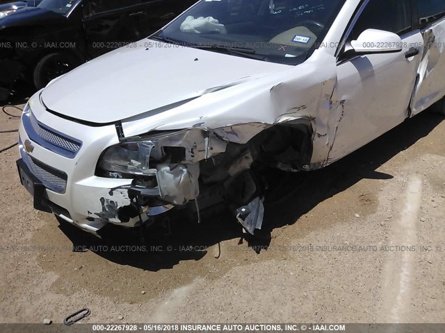 1G1ZE5E74BF390377 - 2011 CHEVROLET MALIBU LTZ WHITE photo 6