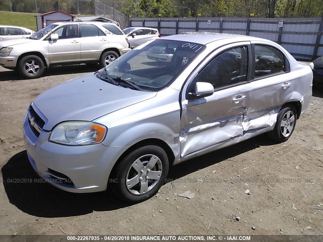 KL1TD5DE2BB210411 - 2011 CHEVROLET AVEO LS/LT 银色 照片 2