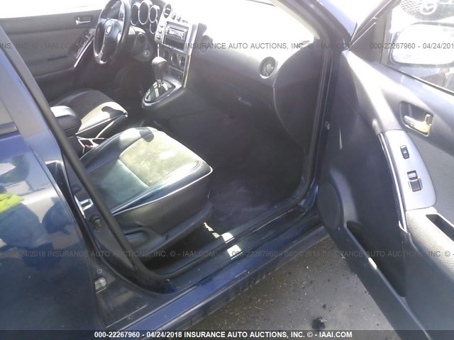 2T1KR32E23C026277 - 2003 TOYOTA COROLLA MATRIX XR BLUE photo 5