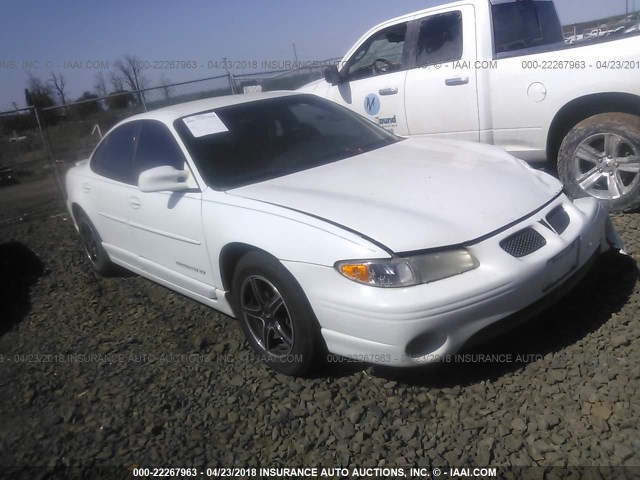 1G2WP52K41F171306 - 2001 PONTIAC GRAND PRIX GT WHITE photo 1