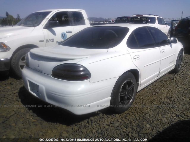 1G2WP52K41F171306 - 2001 PONTIAC GRAND PRIX GT WHITE photo 4