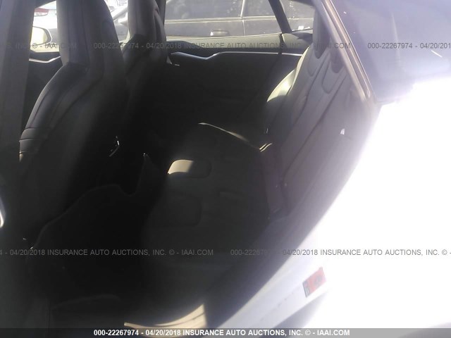 5YJSA1E14GF154560 - 2016 TESLA MODEL S WHITE photo 8