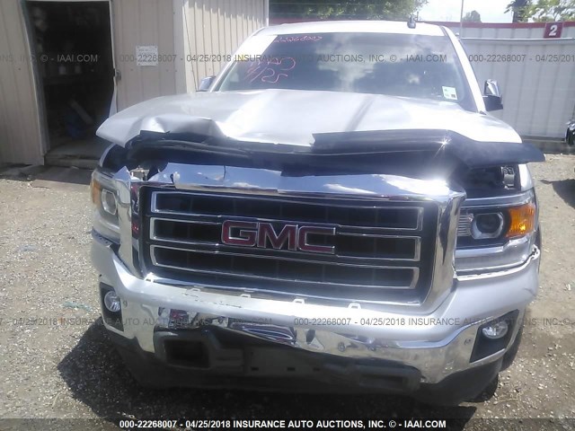 3GTP1VECXFG352695 - 2015 GMC SIERRA C1500 SLT SILVER photo 6