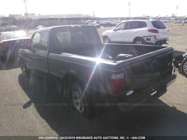 1FTYR14V82TA68648 - 2002 FORD RANGER SUPER CAB GREEN photo 3