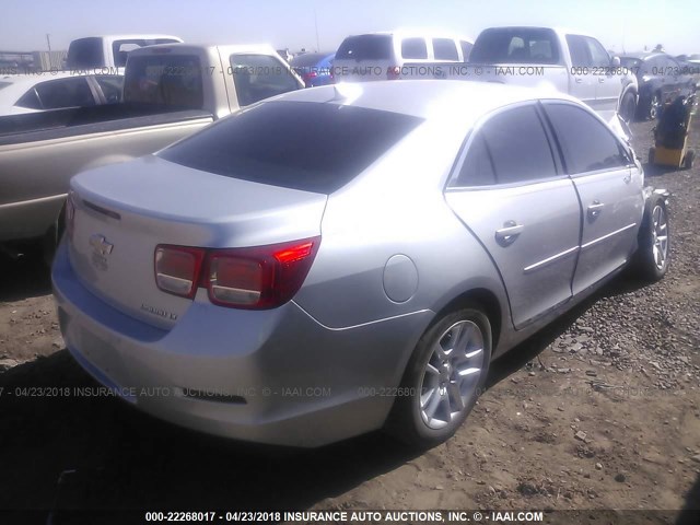 1G11C5SL8FF103052 - 2015 CHEVROLET MALIBU 1LT 银色 照片 4