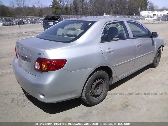 2T1BU4EE5AC304571 - 2010 TOYOTA COROLLA S/LE/XLE GRAY photo 4