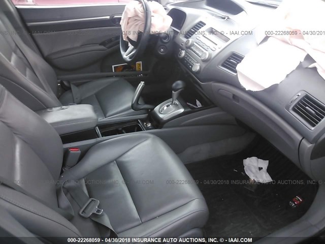 19XFA16929E012447 - 2009 HONDA CIVIC EXL 黑色 照片 5