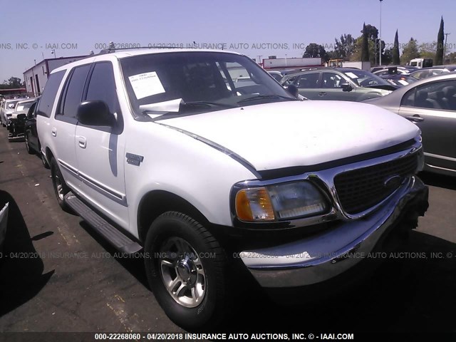 1FMRU15L91LB69871 - 2001 FORD EXPEDITION XLT WHITE photo 1