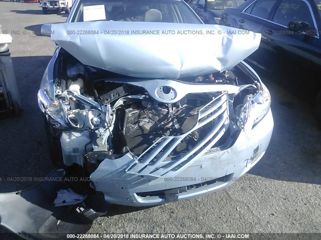 4T1BE46K09U862498 - 2009 TOYOTA CAMRY SE/LE/XLE BLUE photo 6