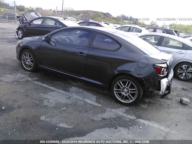 JTKDE3B76A0306371 - 2010 TOYOTA SCION TC BLUE photo 3