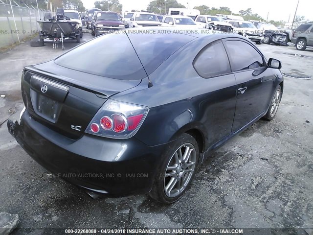 JTKDE3B76A0306371 - 2010 TOYOTA SCION TC BLUE photo 4