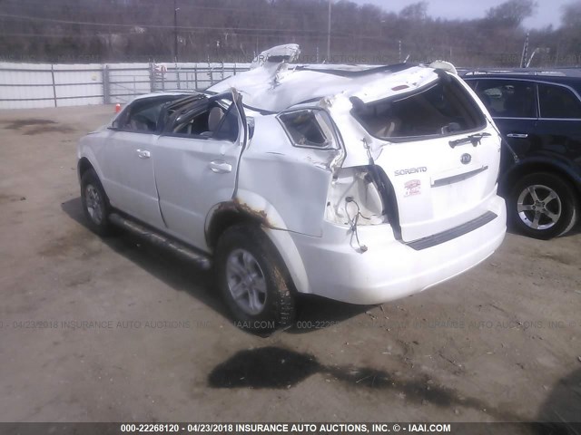 KNDJC733965623476 - 2006 KIA SORENTO EX/LX WHITE photo 3